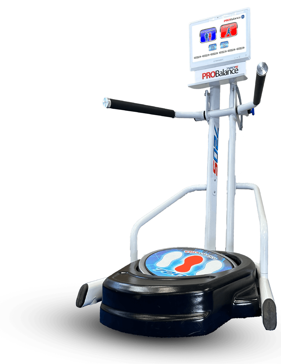 The ProBalance 720 balance platform, Omni's expanded platform for higher-intensity training and higher-volume care